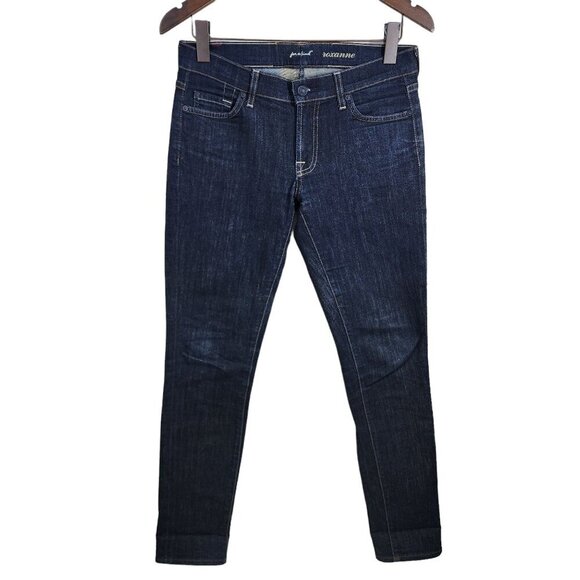 7 For All Mankind Roxanne Skinny Jeans Women's Size 28 - WAIST HAS BEEN ALTERED - Picture 11 of 11